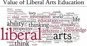 Liberal Arts word cloud