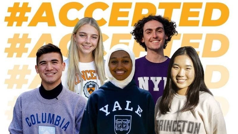 Students accepted at Ivy leagues